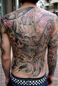 back Dragon tattoo